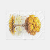 Golden Tranquility Fleece Deken (Voorkant (Horizontaal))