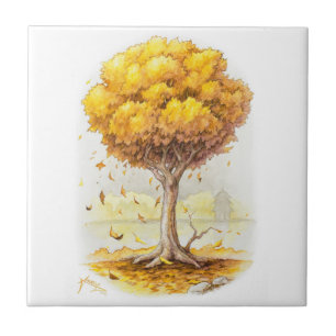 Golden Tranquility Tegeltje