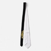 Golden treble cleart stropdas (Achterkant)