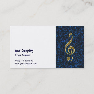 Golden treble cleart visitekaartje