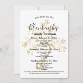 Golden Tree 3-daagse familiereünie bij elkaar Kaart (Voorkant)