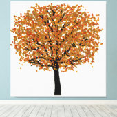 Golden Tree Canvas Afdruk (Insitu (Houten vloer))