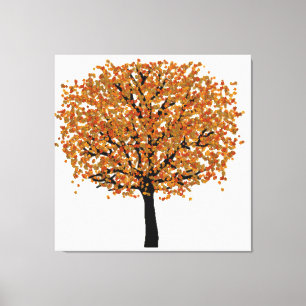 Golden Tree Canvas Afdruk