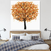 Golden Tree Canvas Afdruk (Insitu (Slaapkamer))