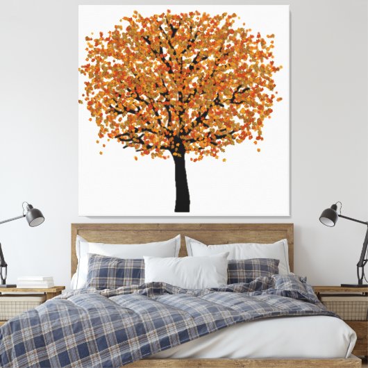 Golden Tree Canvas Afdruk (Insitu (Slaapkamer))