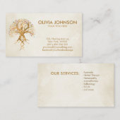 Golden Tree - Evolutie-DNA Visitekaartje (Voorkant / Achterkant)