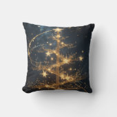 Golden Tree Glamour Throw Pillow Kussen (Voorkant)