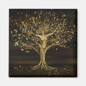 Golden Tree Goddess Magneet (Voorkant)