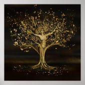 Golden Tree Goddess Poster (Voorkant)