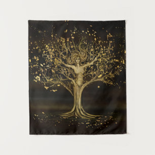 Golden Tree Goddess Wandkleed