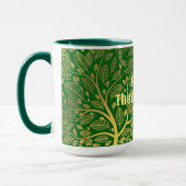 Golden Tree Happy Thanksgiving Green Herfst Mok (Links)