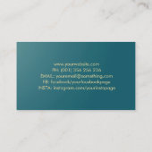 Golden Tree - kleurrijk platform op Ming Green Visitekaartje (Achterkant)