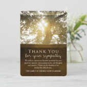 Golden Tree Nostalgia Bedankt voor je sympathiekaa (Staand voorkant)