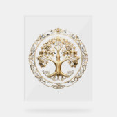Golden Tree of Life Acryl Bord (Voorkant)