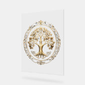 Golden Tree of Life Acryl Bord (Hoek)