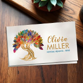 Golden Tree of Life - kleurrijk gebladerte Visitekaartje