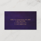 Golden Tree of Life - kleurrijk gebladerte Visitekaartje (Achterkant)