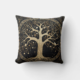 Golden Tree of Life Kussen