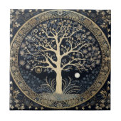 Golden Tree of Life Tegeltje (Voorkant)
