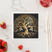 Golden Tree of Life Yggdrasil Servet (Insitu)