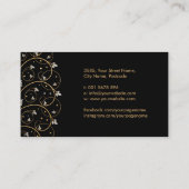 Golden Tree - Pearl-bladeren Visitekaartje (Achterkant)