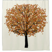Golden Tree Shower Curtain Douchegordijn (Voorkant)