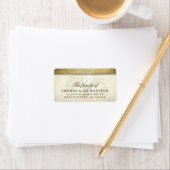 Golden Tree Sympathy Bijpassende Adresetiketten Etiket (Insitu)