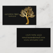 Golden Tree Visitekaartje (Voorkant / Achterkant)