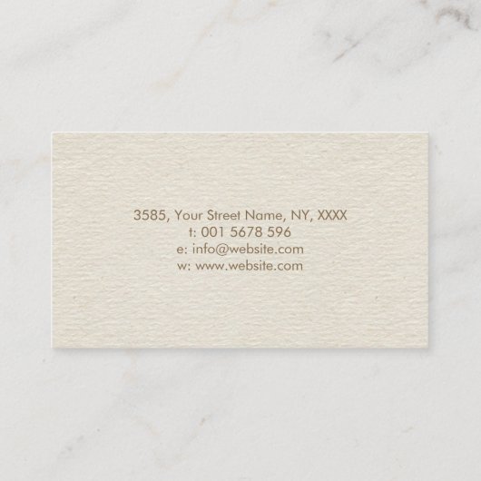 Golden Tree - Yggdrasil - Colorful Leaves Visitekaartje (Achterkant)