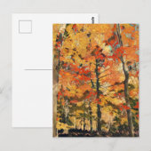 Golden Trees Briefkaart (Voorkant / Achterkant)