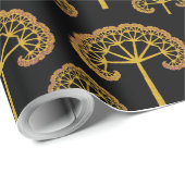 Golden Trees Cadeaupapier (Rol Hoek)