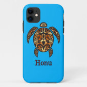 Golden Tribal Hawaiian Zee Turtle Hoesje-Mate iPho Case-Mate iPhone Case (Achterkant)