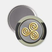 Golden Triskele Magneet (Voorkant / Achterkant)