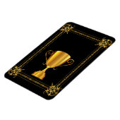 Golden trofee magneet (Linkerzijde)