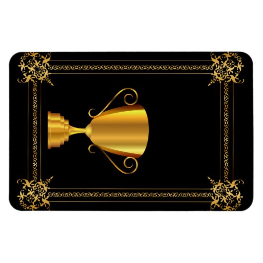 Golden trofee magneet (Horizontaal)