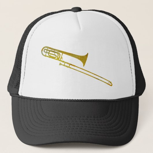 Golden Trombone Trucker Pet (Voorkant)