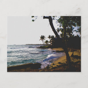 Golden Tropical Sand Briefkaart