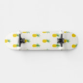 Golden Tropische anananappels Skateboard (Horizontaal)