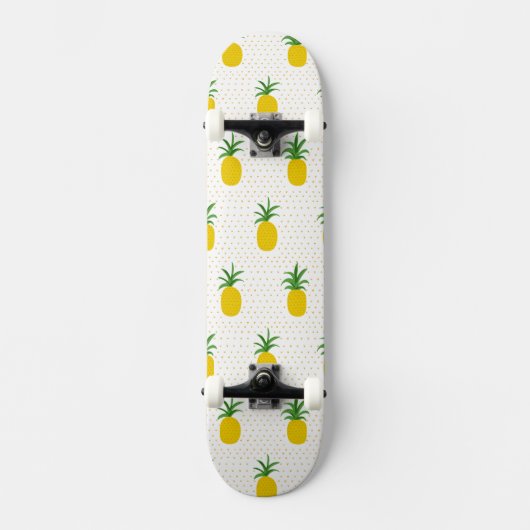 Golden Tropische anananappels Skateboard (Voorkant)