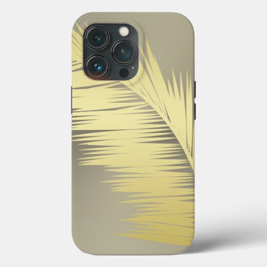 Golden Tropische palmbladeren Case-Mate iPhone Case (Achterkant)