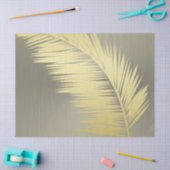 Golden Tropische palmbladeren Tissuepapier (Craft)