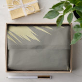 Golden Tropische palmbladeren Tissuepapier (Geschenk)