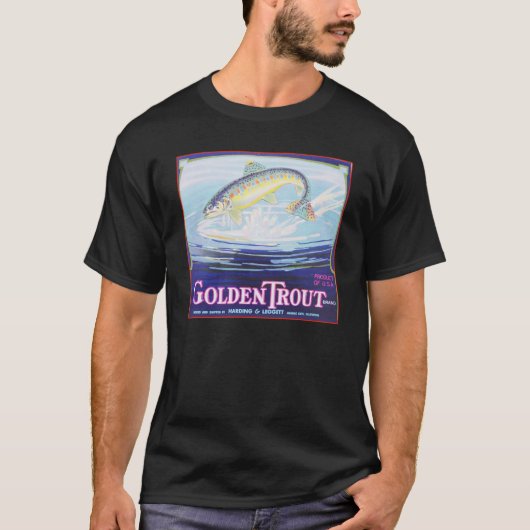 Golden Trout Brand  Label T-shirt (Voorkant)