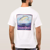 Golden Trout Brand  Label T-shirt (Achterkant)