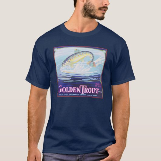 Golden Trout Brand  Label T-shirt (Voorkant)