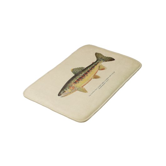 Golden Trout van Soda Creek, California Bath Mat (Gekanteld)
