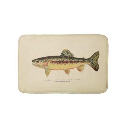 Golden Trout van Soda Creek, California Bath Mat (Voorkant)
