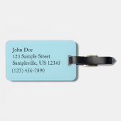 Golden Trumpet Flowers I Bagagelabel (Achterkant horizontaal)