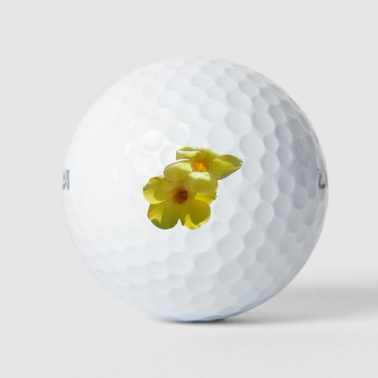 Golden Trumpet Flowers I Golfballen (Voorkant)