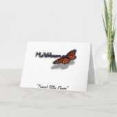 Golden Trumpet Flowers I Kaart (Achterkant)